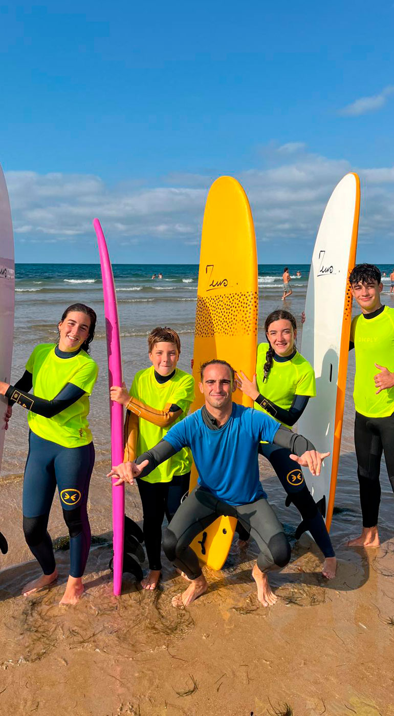 escuela surf langre laola