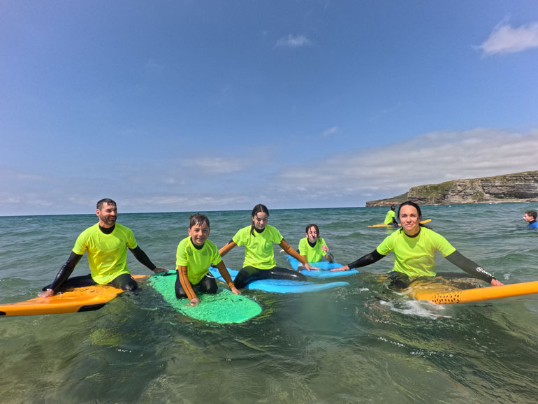 clases de surf en langre