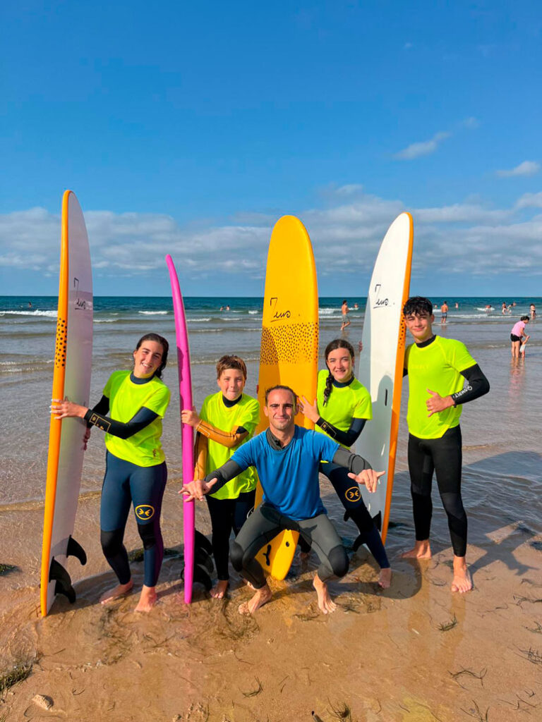 clases de surf en langre