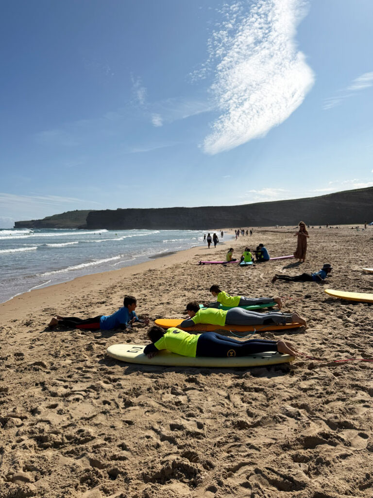 clases de surf en langre
