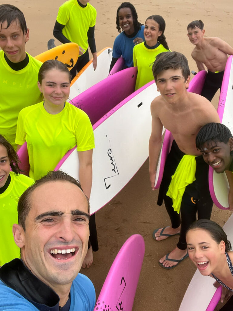 kids surfcamp langre galizano